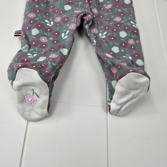 Magnetic Me Footie Floral Print Size Newborn - Picture 9 of 14